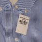ABERCROMBIE & FITCH WOMENS ERIN BLUE STRIPE BUTTON DOWN OXFORD SHIRT SIZE L NWT