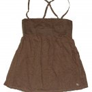 ABERCROMBIE & FITCH WOMENS ELAINE BROWN BABYDOLL CAMI TANK TOP SZ S NEW NWT $40