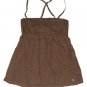 ABERCROMBIE & FITCH WOMENS ELAINE BROWN BABYDOLL CAMI TANK TOP SZ S NEW NWT $40