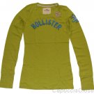 HOLLISTER CALIFORNIA BETTYS GREEN LOGO SLEEVE LOGO TEE T-SHIRT TOP SZ XS NEW NWT