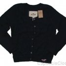 HOLLISTER CALIFORNIA BEACONS BEACH NAVY BLUE LACE CARDIGAN SWEATER TOP SZ S NWT