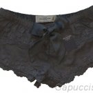ABERCROMBIE & FITCH WOMENS CAMILLE GREY LACE SLEEP SHORTS BOXERS M NEW NWT $58