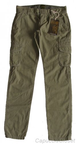 LUCKY BRAND JEANS SLOUCHY SKINNY CROPPED ANKLE OLIVE GREEN CARGO PANTS ...