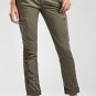 LUCKY BRAND JEANS WOMENS AMAZON GREEN EMBROIDERED CARGO PANTS SZ 00/24 NEW NWT