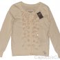 ABERCROMBIE & FITCH REBECCA CREAM EMBELLISHED CARDIGAN SWEATER SZ XS X-SMALL NWT