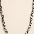 LUCKY BRAND JEANS WOMENS DENIM MULTI MEDIA CHAIN LONG FASHION NECKLACE NEW NWT