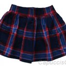 ABERCROMBIE & FITCH WOMENS TARYN NAVY BLUE PLAID MINI SKIRT SZ S SMALL NEW NWT