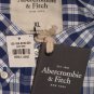 ABERCROMBIE & FITCH BOULDER BROOK BLUE PLAID BUTTON DOWN OXFORD SHIRT XL NEW NWT