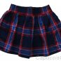 ABERCROMBIE & FITCH WOMENS TARYN NAVY BLUE PLAID MINI SKIRT SZ M MEDIUM NEW NWT