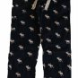 ABERCROMBIE & FITCH ROCKY FALLS NAVY BLUE MOOSE FLANNEL SLEEP PAJAMA PANTS L NWT
