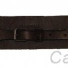 ABERCROMBIE & FITCH WOMENS WIDE DARK BROWN GENUINE LEATHER BELT M/L NEW NWT $58