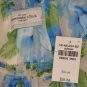 ABERCROMBIE & FITCH LEANNE FLORAL SHEER RUFFLE CHIFFON BLOUSE SHIRT TOP S NWT