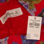 ABERCROMBIE & FITCH WOMENS STACY RED CUTE FLORAL TIERED RUFFLE MINI SKIRT XS NWT
