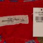 ABERCROMBIE & FITCH WOMENS STACY RED CUTE FLORAL TIERED RUFFLE MINI SKIRT L NWT