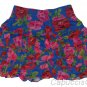 ABERCROMBIE & FITCH WOMENS STACY BLUE FLORAL TIERED RUFFLE MINI SKIRT L NWT
