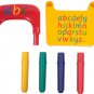 Children Letter Table Chair Set Yellow & Red