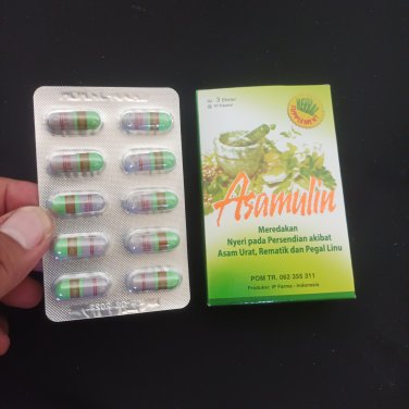 50 Boxes ASAMULIN for gout, uric acid, rheumatism, rheumatic pain (ORIGINAL 100%)