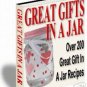 200+ GIFTS in a JAR RECIPES eBOOK Cookbook