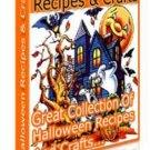 Huge HALLOWEEN RECIPES & CRAFTS eBOOK 286 Pages Cookbook
