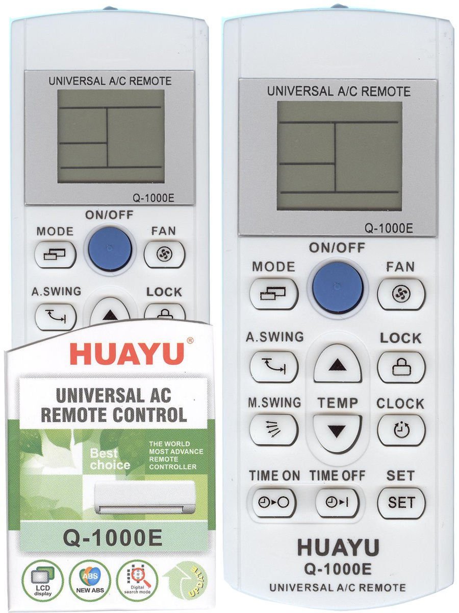 Universal remote control Q-1000E for air conditioning (1000 in 1)