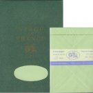 G Lalo Pistachio Green Writing Tablet with Envelopes