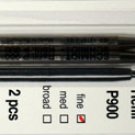 Parker Style Ballpoint Ink Refill Red Fine Point 2 Pack