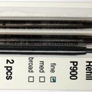 Parker Style Ballpoint Ink Refill Green Fine Point 2 Pack