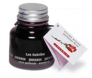 J Herbin Red Rose Scented Ink