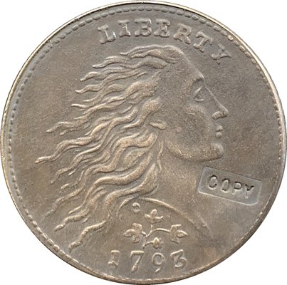 US Coin 1793 Strawberry Leaf Cent Copy Coin