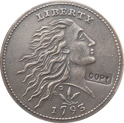 US Coin 1793 Wreath Leaf Cent Copy Coin