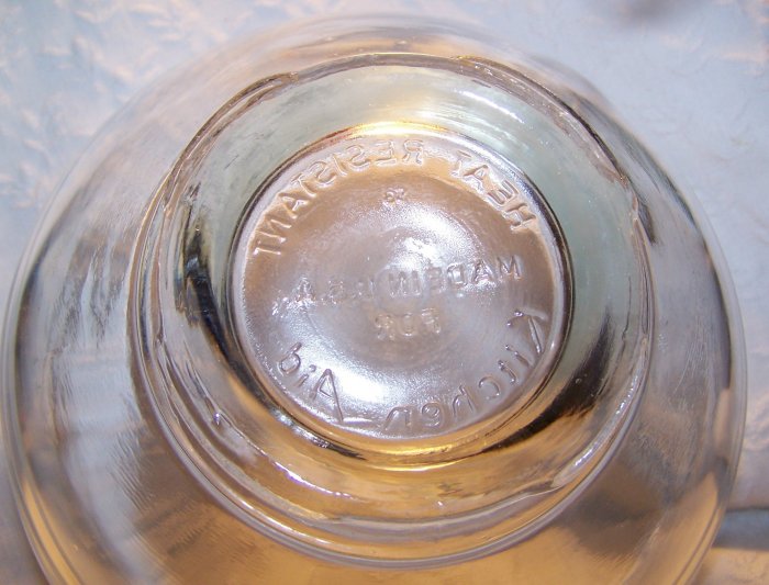 Vintage Kitchen Aid Mixer 4C Large Glass Mixing Bowl Kitchenaid