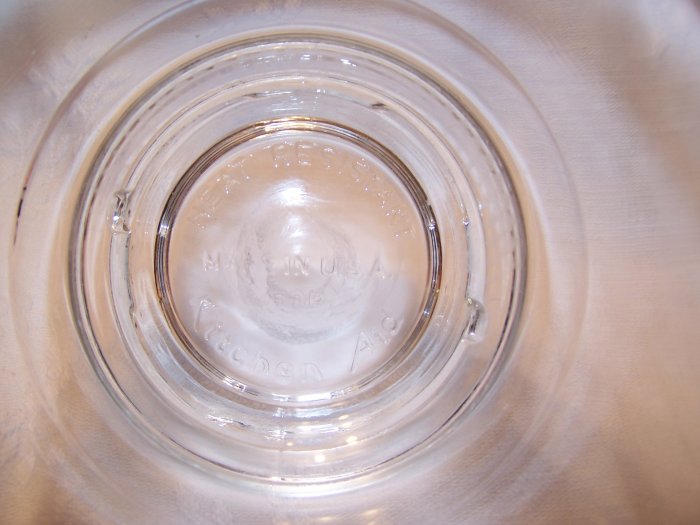 Vintage Kitchen Aid Mixer 3C Large Glass Mixing Bowl Kitchenaid