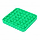 GREEN (SQUARE) Pop Its Finger Fidget Toy Push Bubble Stress Relief Kids Pop