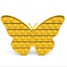 YELLOW (BUTTERFLY) Pop Its Finger Fidget Toy Push Bubble Stress Relief Kids Pop