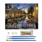 RIVERSIDE 40*50CM Scenery Animal DIY Paint By Numbers Kit Digital Oil Painting Artwork Home Decor~