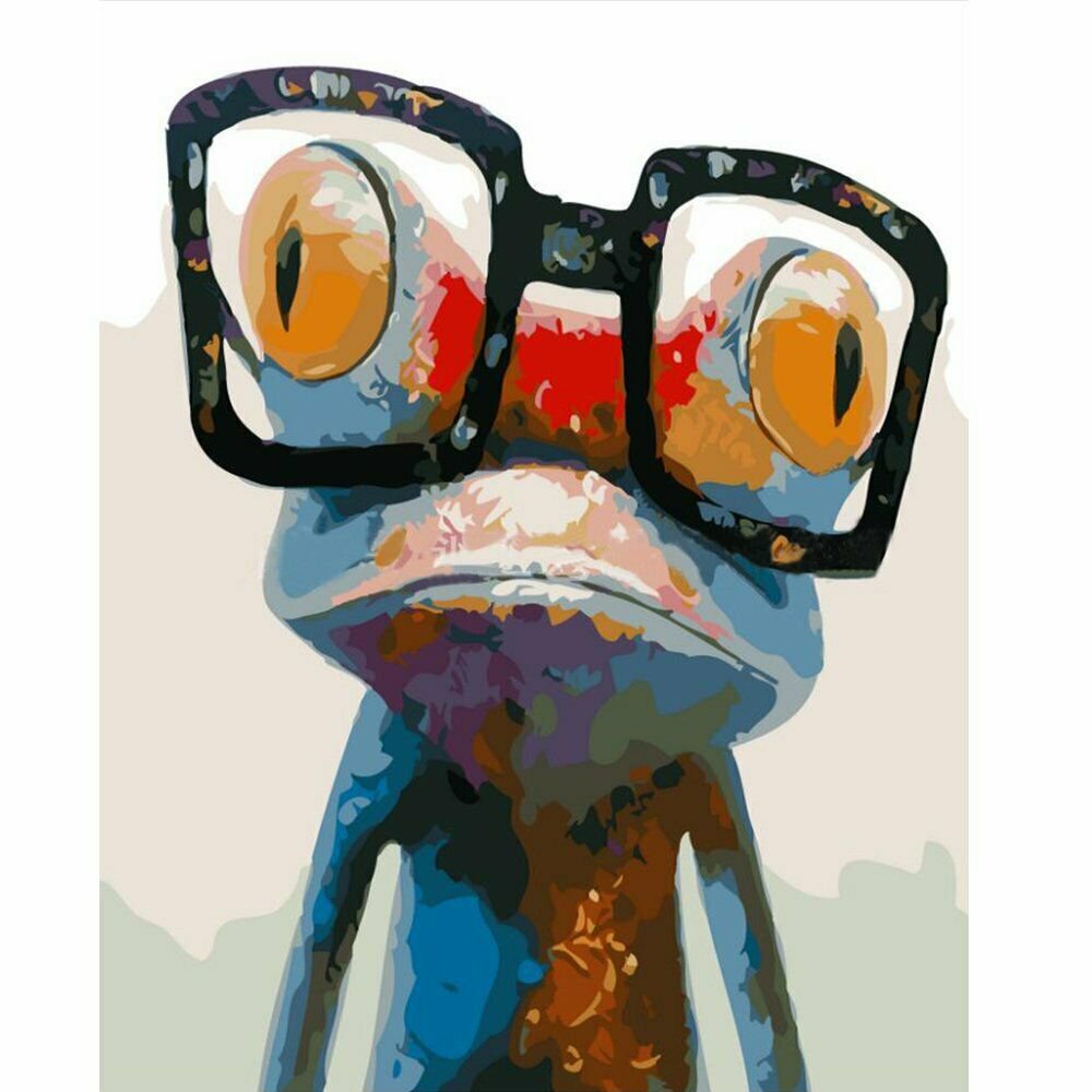 CHAMELEON 40*50CM Scenery Animal DIY Paint By Numbers Kit Digital Oil Painting Artwork Home Decor~