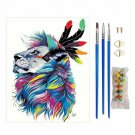 COLOR LION 40*50CM Scenery Animal DIY Paint By Numbers Kit Digital Oil Painting Artwork Home Decor~