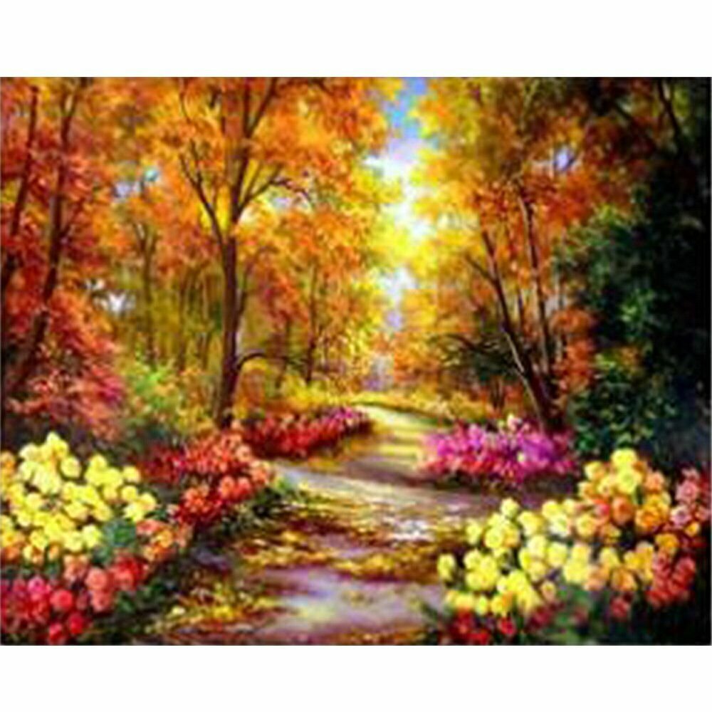 MAPLE LEAF 40*50CM Scenery Animal DIY Paint By Numbers Kit Digital Oil Painting Artwork Home Decor~