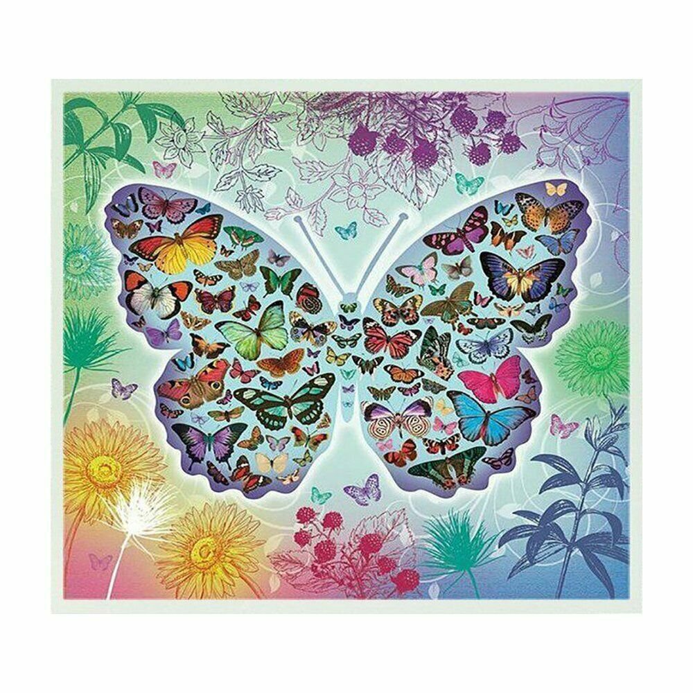 BUTTERFLY 30*30CM DIY 5D Diamond Painting Crystal Cross Stitch Hand Embroidery Art