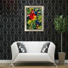 PARROTS 30*40CM DIY 5D Diamond Painting Crystal Cross Stitch Hand Embroidery Art