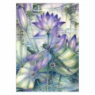 FLOWER DRAGONFLY 30*40CM DIY 5D Diamond Painting Crystal Cross Stitch Hand Embroidery Art