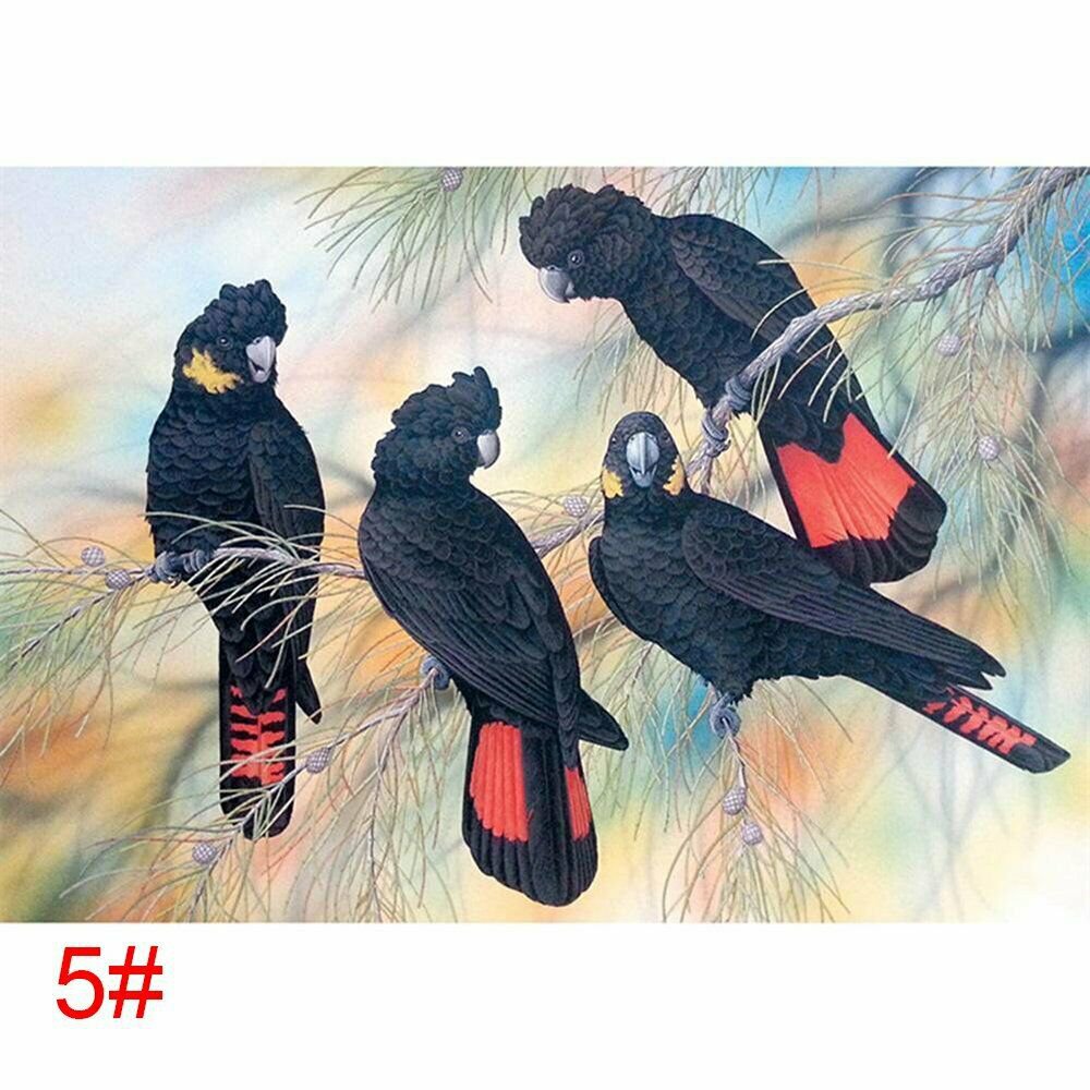 BIRD 5# 40*30CM DIY 5D Diamond Painting Crystal Cross Stitch Hand Embroidery Art