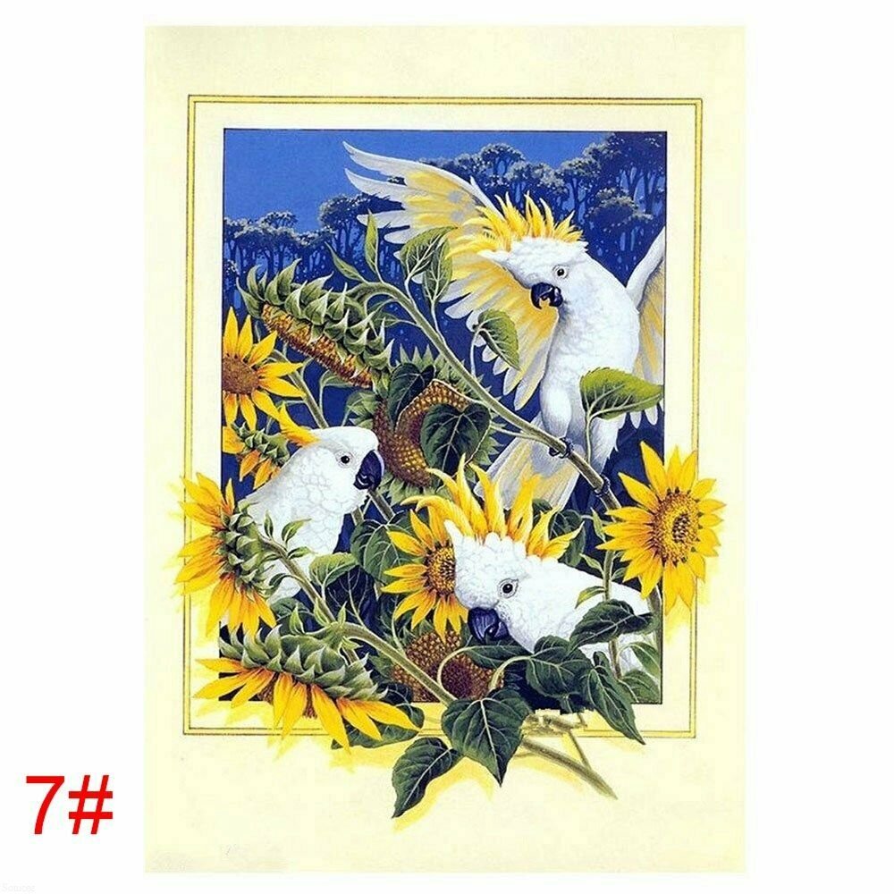 BIRD 7# 30*40CM DIY 5D Diamond Painting Crystal Cross Stitch Hand Embroidery Art