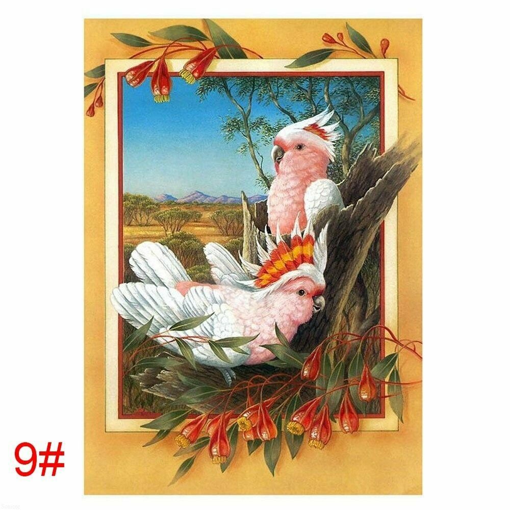 BIRD 9# 30*40CM DIY 5D Diamond Painting Crystal Cross Stitch Hand Embroidery Art