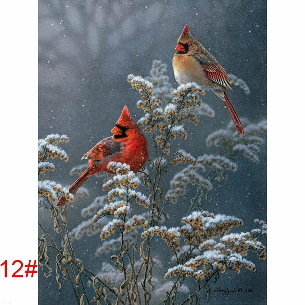 BIRD 12# 30*40CM DIY 5D Diamond Painting Crystal Cross Stitch Hand Embroidery Art