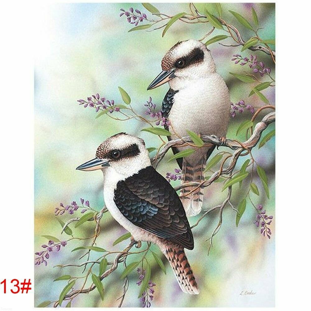 BIRD 13# 30*40CM DIY 5D Diamond Painting Crystal Cross Stitch Hand Embroidery Art