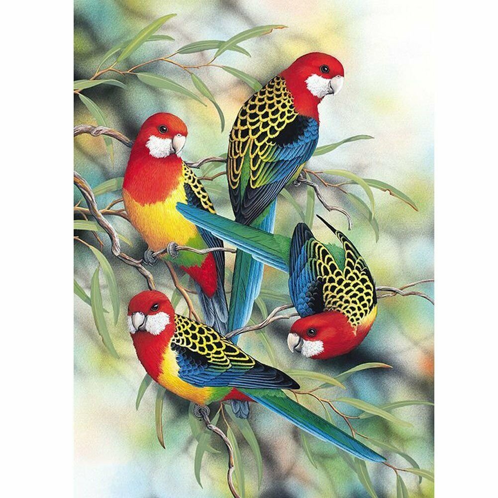 BIRD 20# 40*30CM DIY 5D Diamond Painting Crystal Cross Stitch Hand Embroidery Art