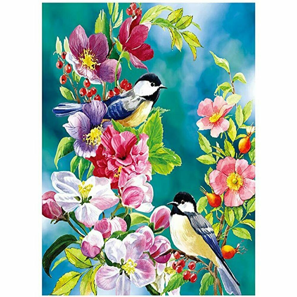 BIRD 22# 40*30CM DIY 5D Diamond Painting Crystal Cross Stitch Hand Embroidery Art