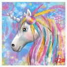 UNICORN 2# 30*30CM DIY 5D Diamond Painting Crystal Cross Stitch Hand Embroidery Art