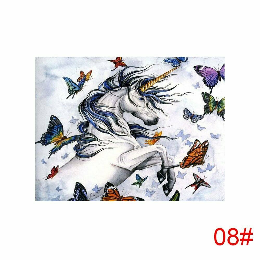 UNICORN 8# 30*40CM DIY 5D Diamond Painting Crystal Cross Stitch Hand Embroidery Art